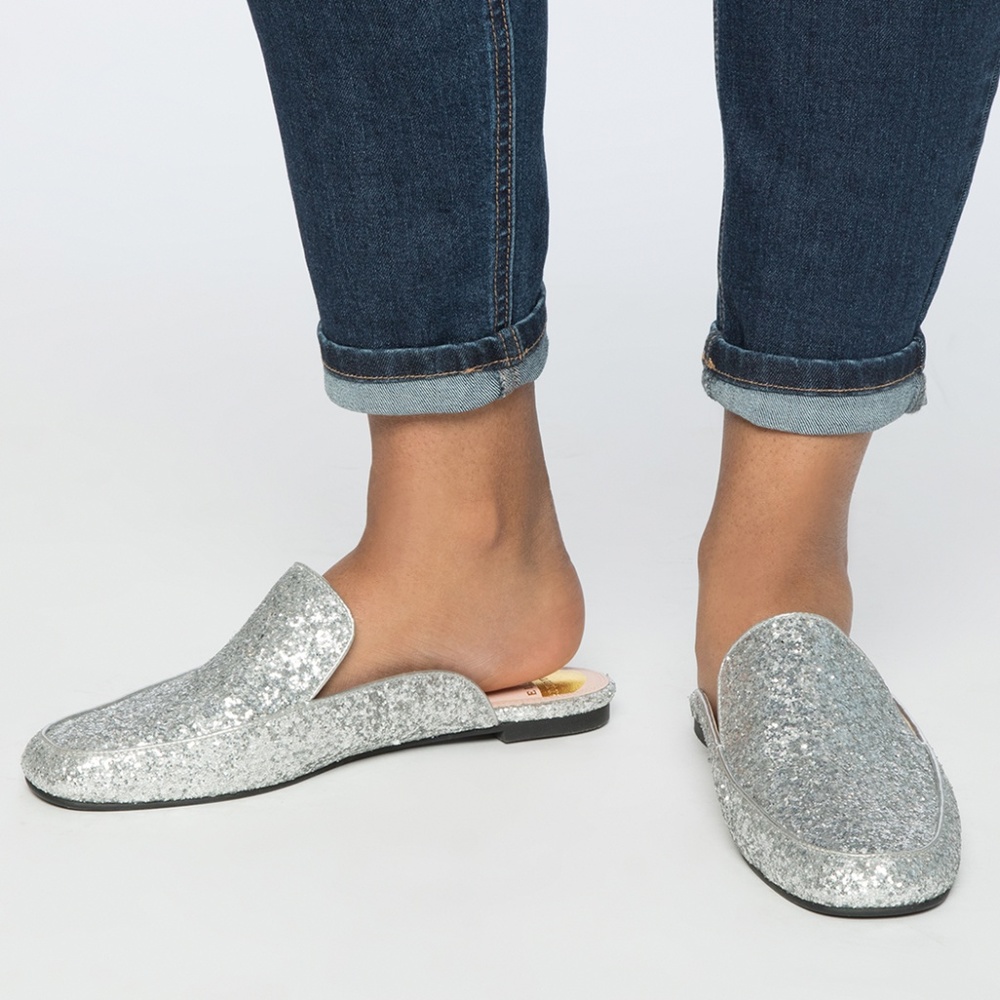 Eloquii Selena Glitter Mule